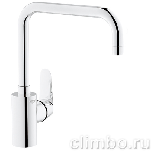 Смеситель для кухни GROHE Eurodisc Cosmopolitan с высоким изливом, 32259002 — фото товара