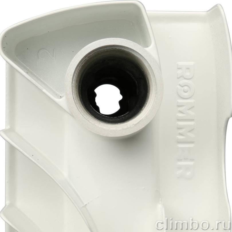 ROMMER Plus 200 10 секций радиатор алюминиевый — фото товара