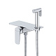 Встраиваемый смеситель с гигиеническим душем, полка, Axes, IDDIS — фото товара