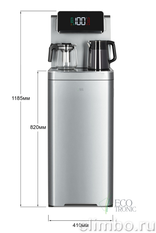Кулер с чайным столиком Teabar Ecotronic TB45-LE graphite — фото товара