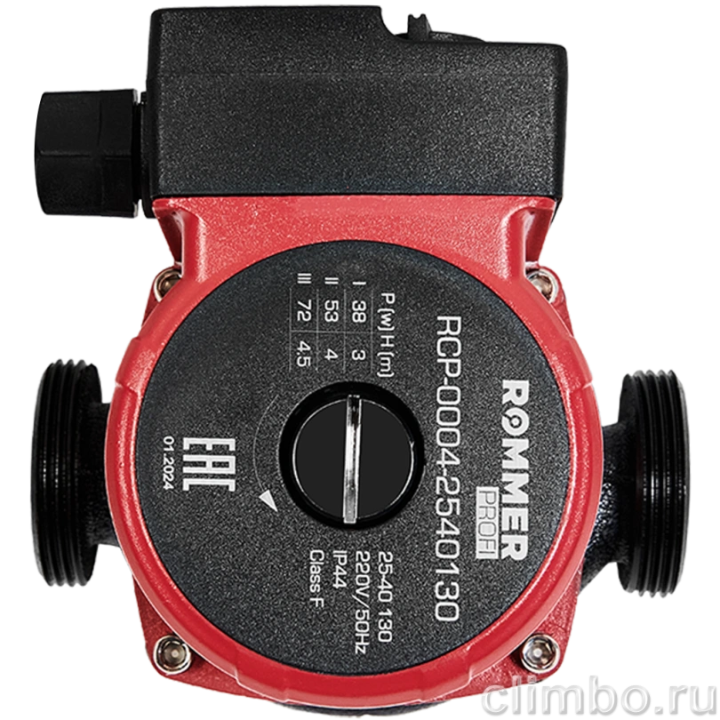 Циркуляционный насос ROMMER Profi 25/40-130 — фото, детали конструкции
