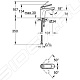 Смеситель для раковины GROHE Veris с низким изливом, 32186000 — фото товара
