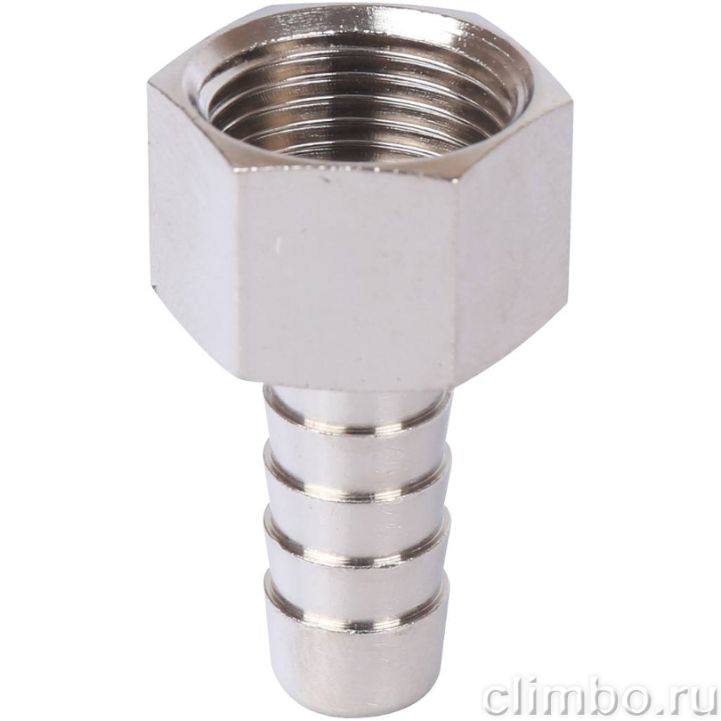 STOUT Штуцер ВР никелированный 3/8"x10 — фото товара