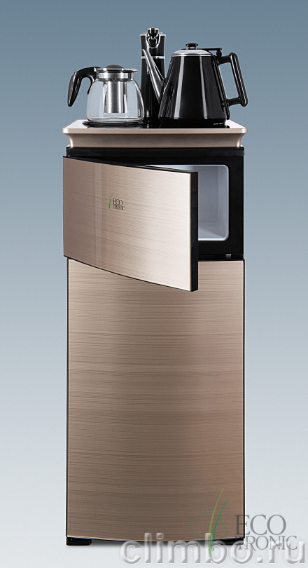 Кулер с чайным столиком Тиабар Ecotronic TB9-LN gold — фото товара