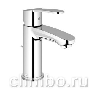 Смеситель для раковины GROHE Eurostyle Cosmopolitan с донным клапаном, уменьшенный, 23037002 — фото товара
