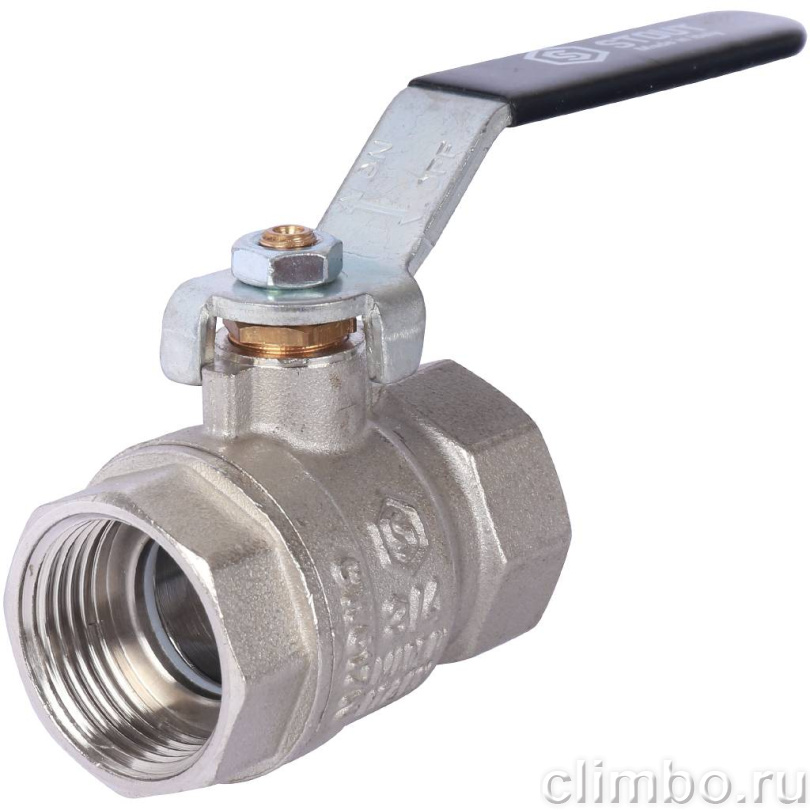 STOUT SVB Кран шаровой стандартнопроходной, ВР/ВР, ручка рычаг 3/4" — фото товара
