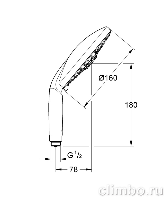 Ручной душ GROHE Rainshower Classic (4 режима), 28765000 — фото товара