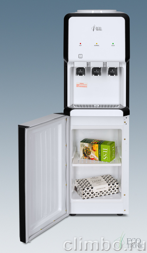 Кулер Ecotronic V33-LCE white-black со шкафчиком — фото товара