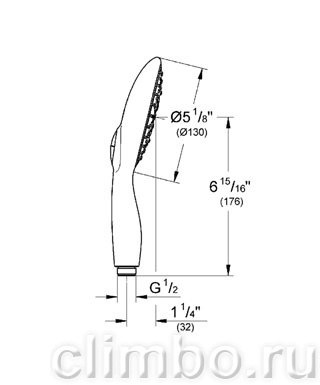 Ручной душ GROHE Power&Soul (4 режима), 27672DR0 — фото товара