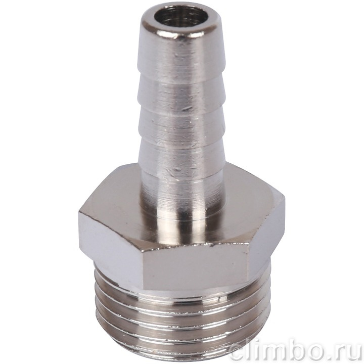 STOUT Штуцер НР никелированный 1/2"x10 — фото товара