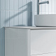 Столешница, керамогранит, 80 см, белый мрамор, Оптима Хоум (Optima Home), IDDIS, OPH80M0i89 — фото, детали конструкции