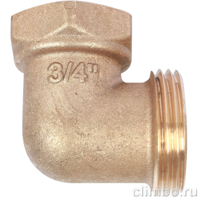 STOUT Угловая американка ВН, уплотнение o-ring кольцо 3/4" — фото товара