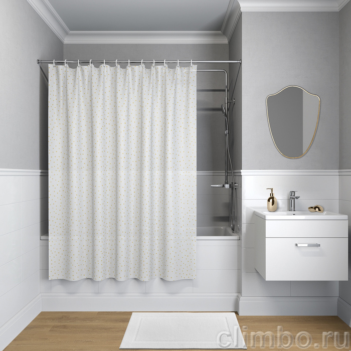 Штора для ванной комнаты, 180*180см, PEVA, P10PV11i11, IDDIS — фото товара