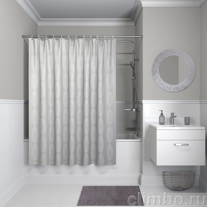 D02P218i11 Штора для ванной комнаты, коллекция Decor — фото товара