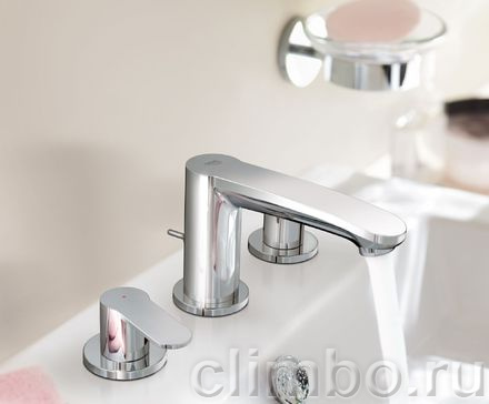 Смеситель для раковины GROHE Eurostyle Cosmopolitan с донным клапаном, 20208002 — фото товара
