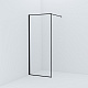 Душевая перегородка Walk In, черный 80x195, Slide, IDDIS, SLI8BS8i23 — фото товара