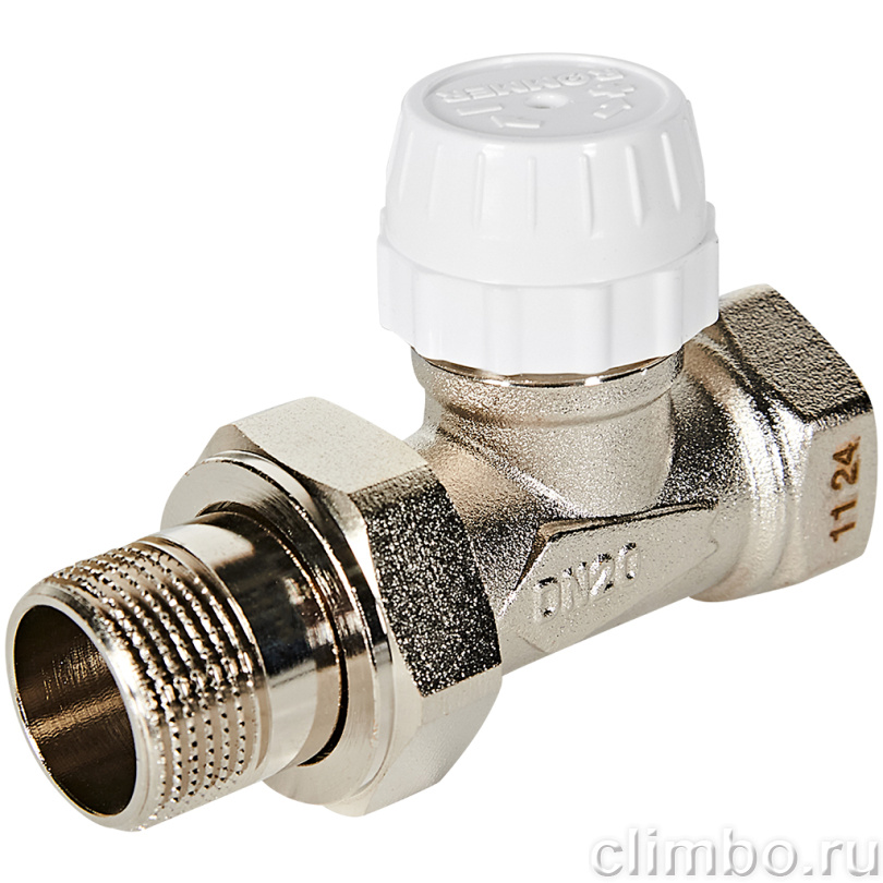 Клапан термостатический ROMMER RVT-0001-100020 прямой 3/4 — фото, детали конструкции