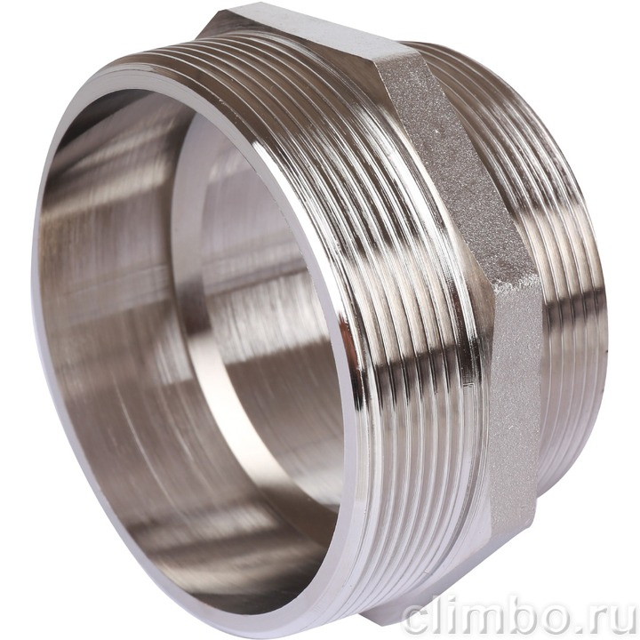 STOUT Ниппель НН переходной никелированный 3"X2"1/2 — фото товара