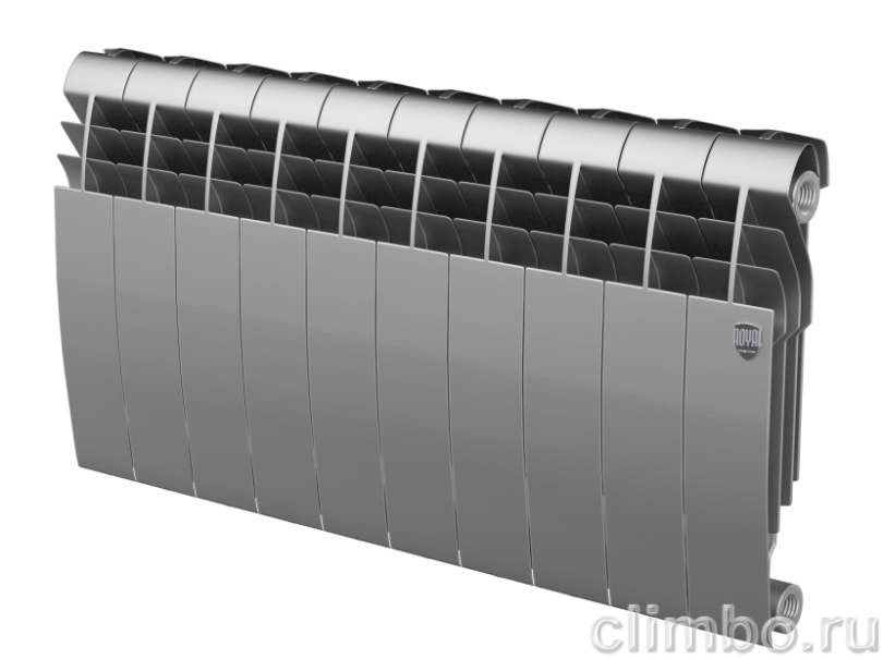 Радиатор Royal Thermo BiLiner 350 /Silver Satin - 10 секц. — фото товара