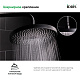 Душевая насадка верхняя круглая, черная, SpaHome, IDDIS, SPA26BPi64 — фото товара