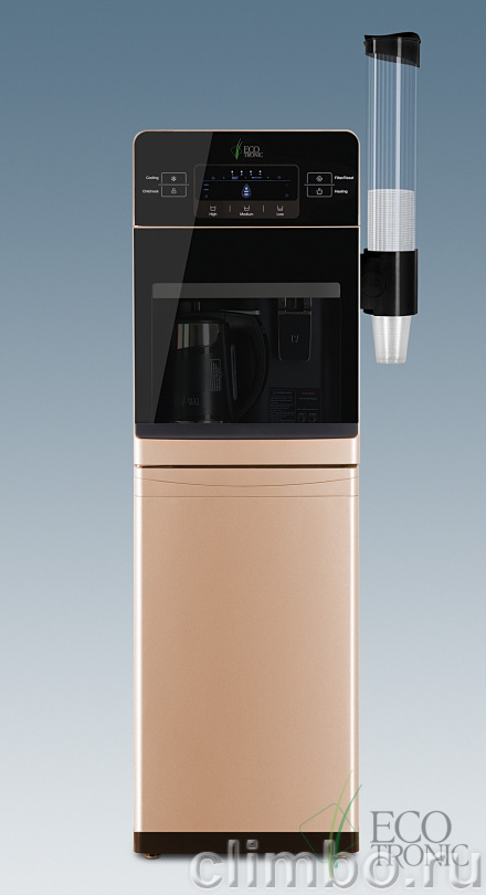 Пурифайер Ecotronic M15-LKЕ M POU black+ gold champagne (без фильтров) — фото товара