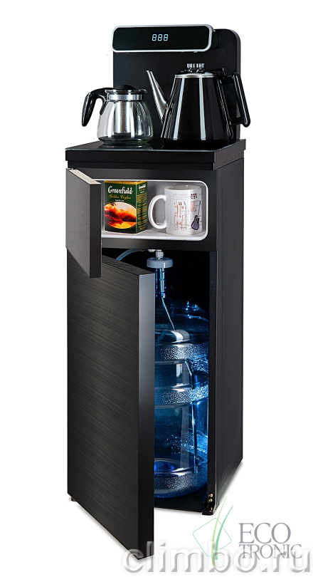 Кулер с чайным столиком Teabar Ecotronic TB10-LNR black — фото товара