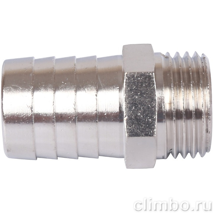 STOUT Штуцер НР никелированный 1/2"x20 — фото товара