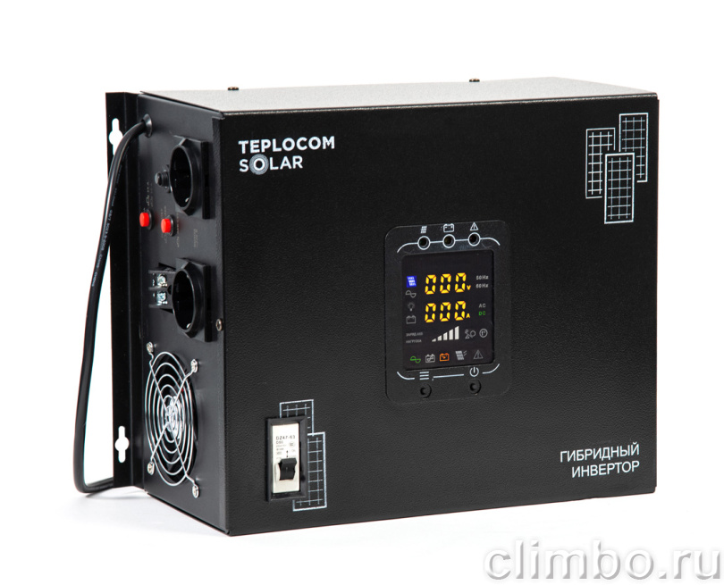 ИБП для котла отопления TEPLOCOM SOLAR-1500 — фото товара
