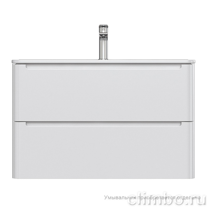 Тумба подвесная, белый, 80 см, Edifice,  IDDIS, EDI80W0i95. Подходит умывальник 0108000i28 — фото товара