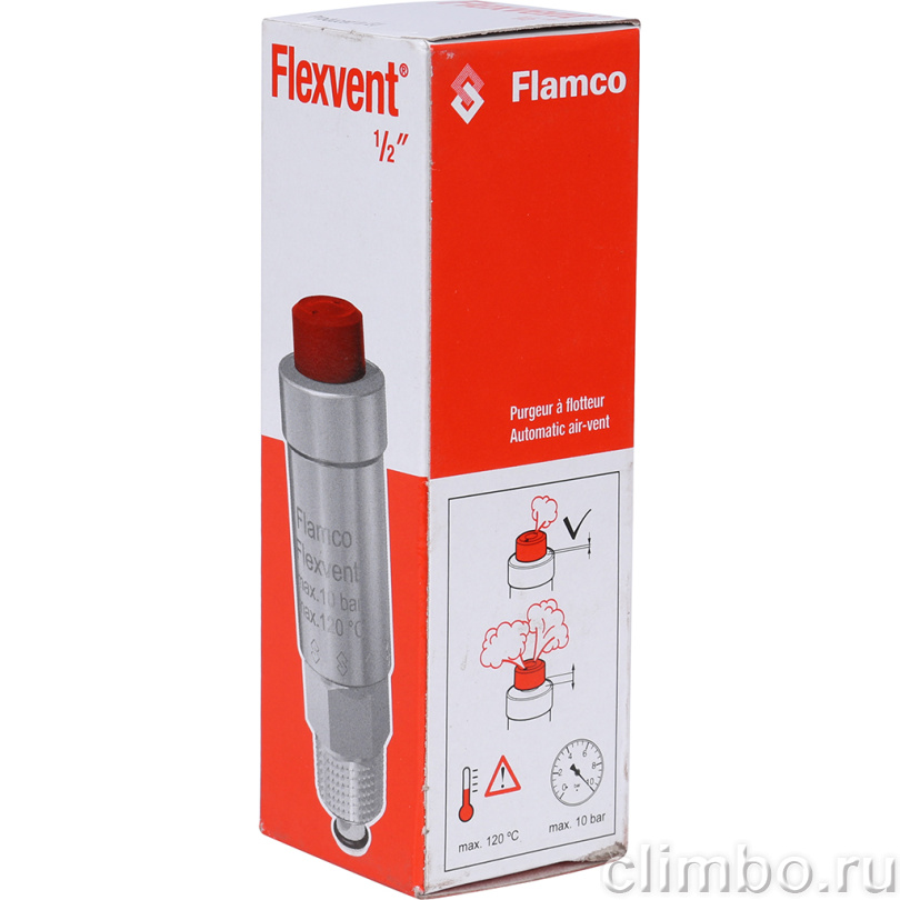 Flamco Автоматический воздухоотводчик Flexvent 1/2" — фото товара