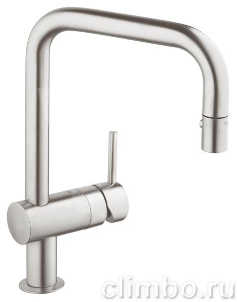 Смеситель для кухни GROHE Minta с выдвижным U-изливом/лейкой, 32322DC0 — фото товара