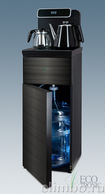 Кулер с чайным столиком Teabar Ecotronic TB10-LNR black — фото товара