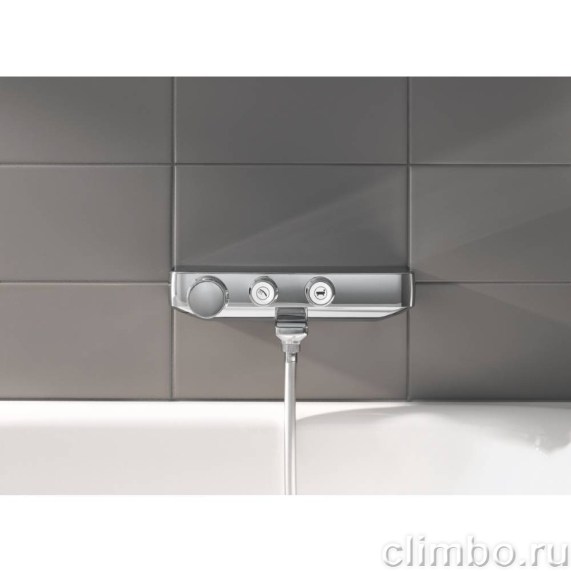 Термостатический смеситель для ванны GROHE GRT SmartControl, настенный монтаж (34718000) — фото товара