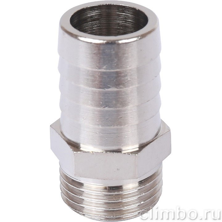 STOUT Штуцер НР никелированный 1/2"x20 — фото товара