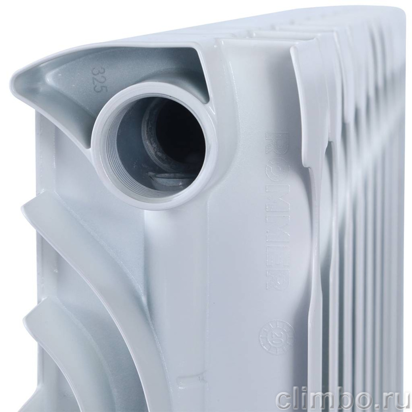 ROMMER Plus BM 500 10 секций радиатор биметаллический — фото товара