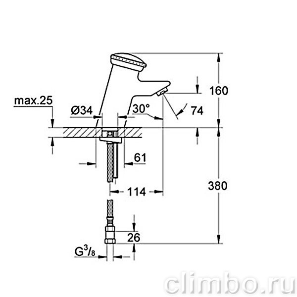 Смеситель автоматический для раковины GROHE Contromix, 36109000 — фото товара