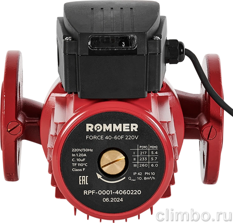 ROMMER Насос циркуляционный 40-60F 220V — фото товара