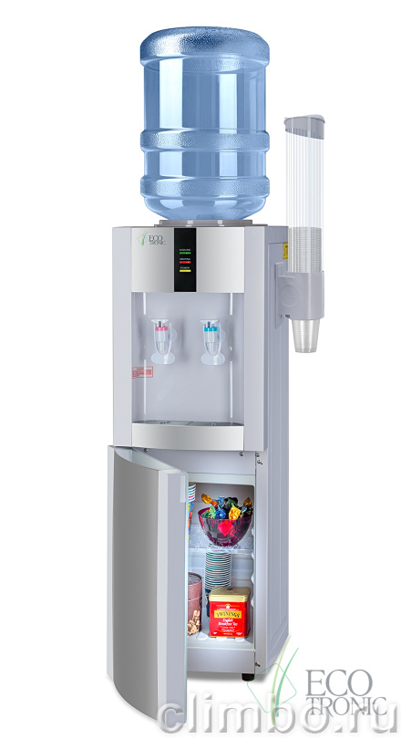 Кулер Ecotronic H1-LCE White со шкафчиком — фото товара