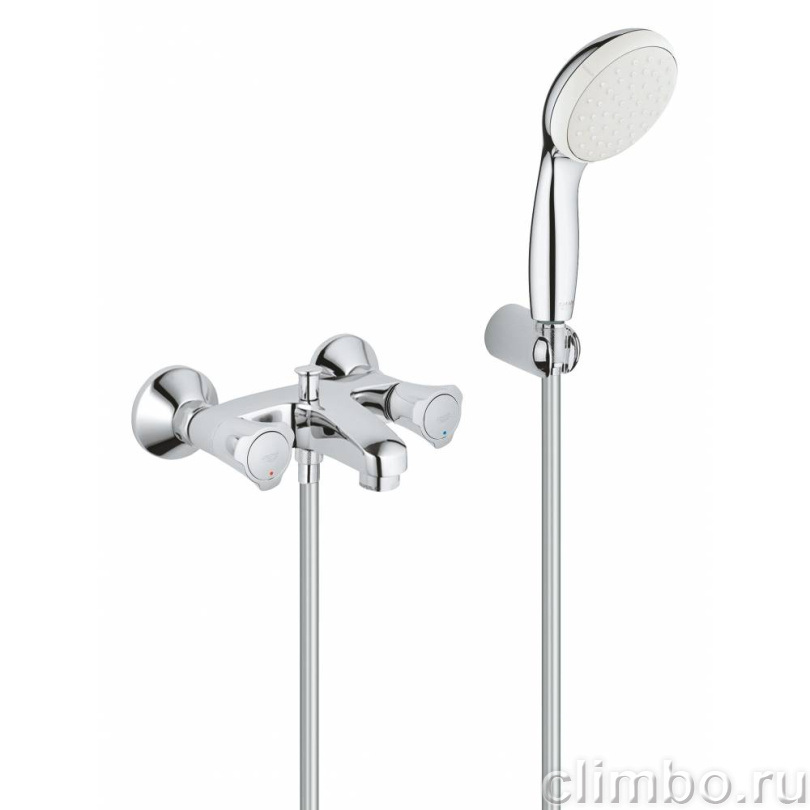 Смеситель для ванны GROHE Costa L с душевым гарнитуром, хром (2546010A) — фото товара