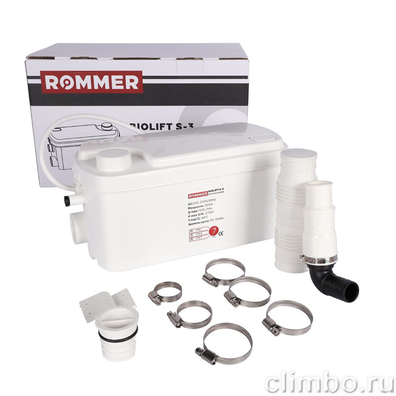 Канализационная насосная установка ROMMER BIOLIFT S-3 — фото, детали конструкции