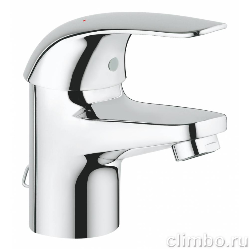 Смеситель для раковины GROHE Euroeco с цепочкой, хром (32881000) — фото товара