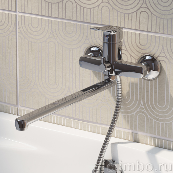 VIBSBL2i10WA Смеситель для ванны с длинным изливом Vibe — фото товара