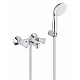 Смеситель для ванны GROHE Costa L с душевым гарнитуром, хром (2546010A) — фото товара