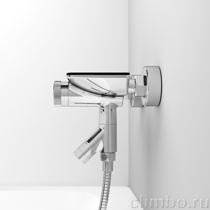 Смеситель для ванны с управлением Push Control Shelfy IDDIS — фото товара