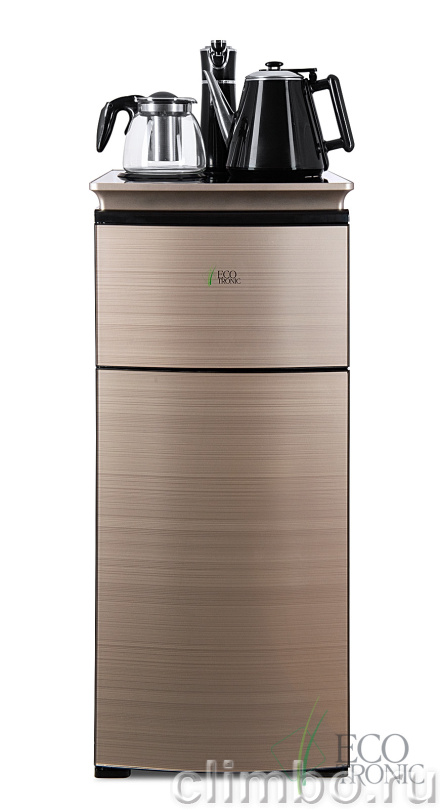 Кулер с чайным столиком Тиабар Ecotronic TB9-LN gold — фото товара