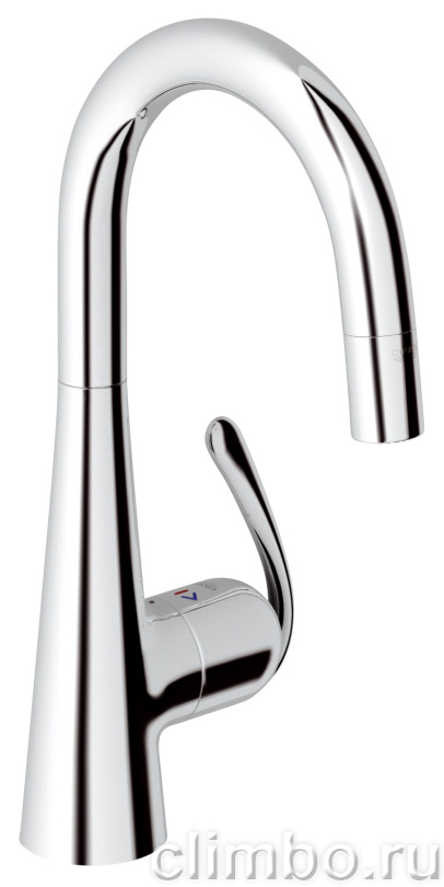 Смеситель для кухни GROHE Zedra с С-изливом/лейкой, 32296000 — фото товара