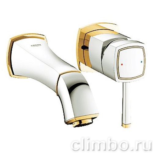 Смеситель для раковины GROHE Grandera (верхняя монтажная часть, вынос 177 мм), 19929IG0 — фото товара