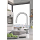 Смеситель для кухни GROHE Minta с выдвижным изливом, хром (32321002) — фото товара