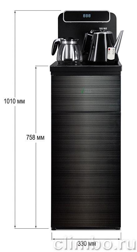 Кулер с чайным столиком Teabar Ecotronic TB10-LNR black — фото товара