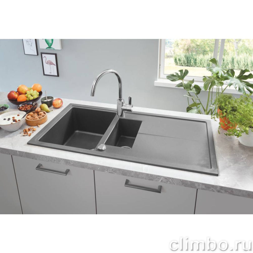 Смеситель для кухни GROHE Eurosmart Cosmopolitan, высокий излив, хром (32843002) — фото товара